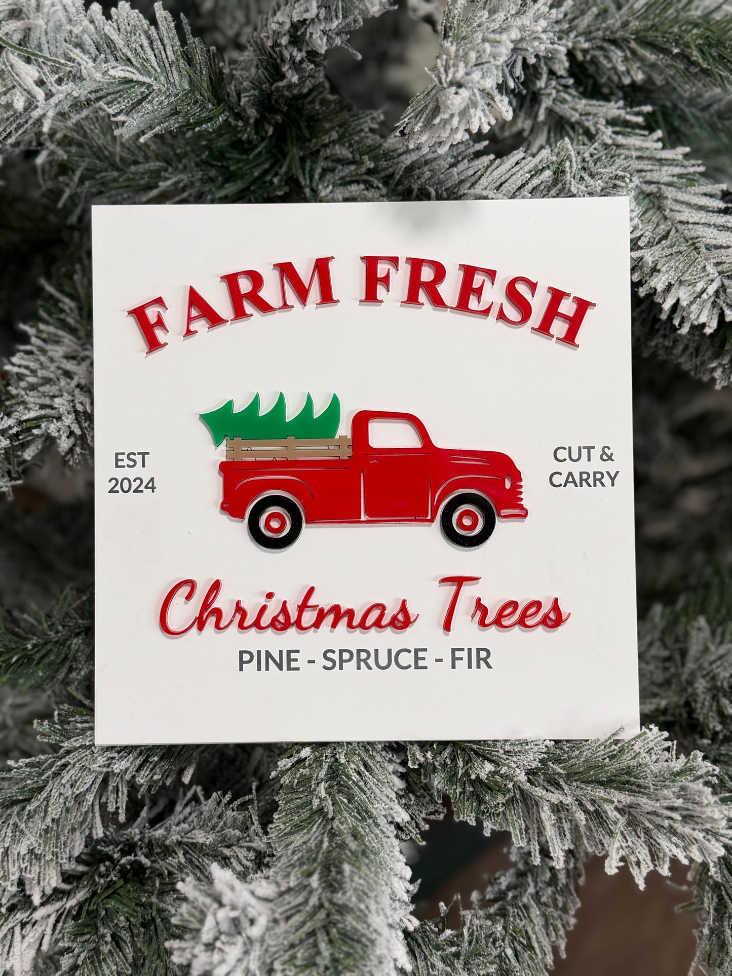 Country truck Christmas