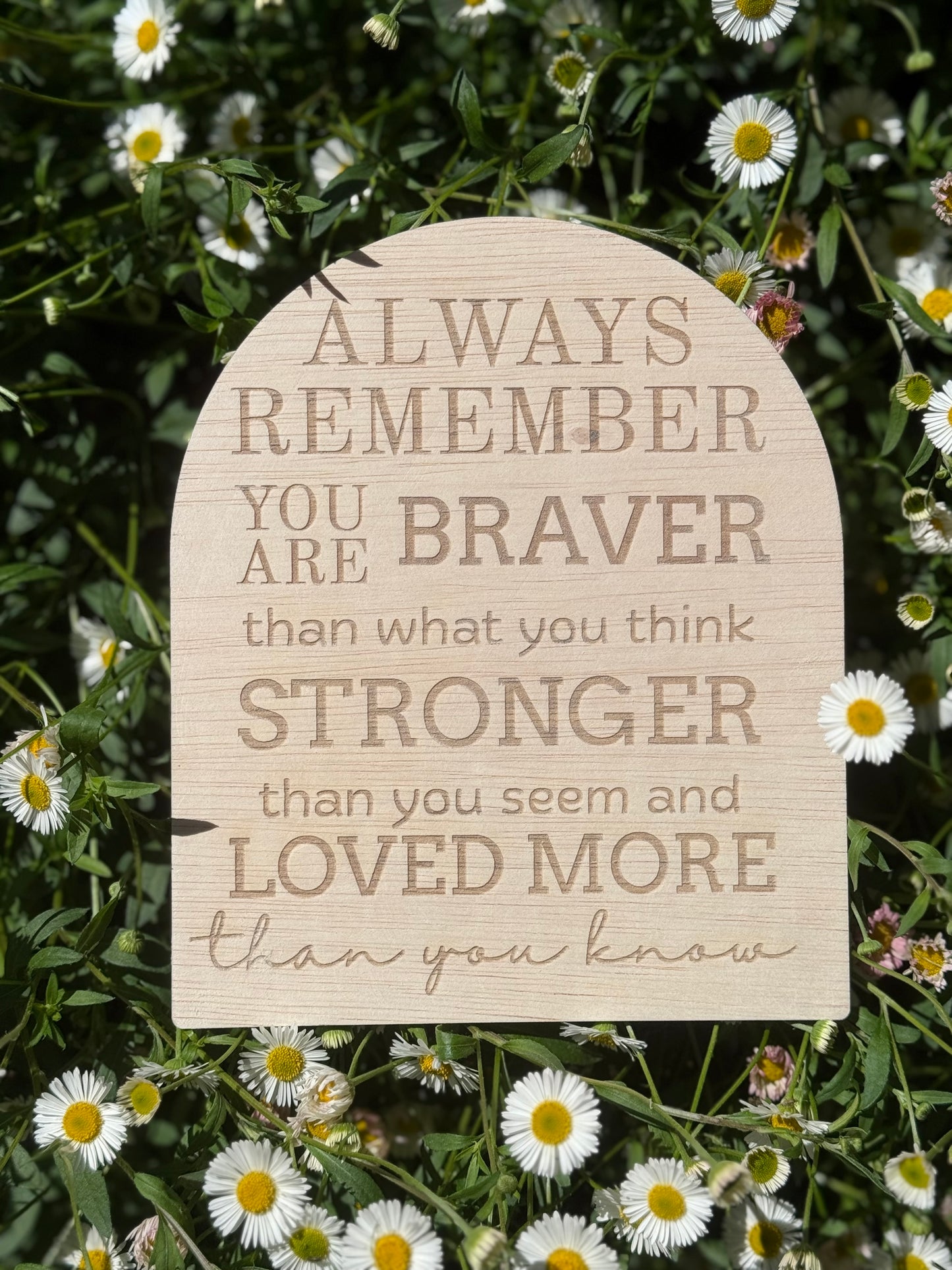 Awareness Affirmation Plaque