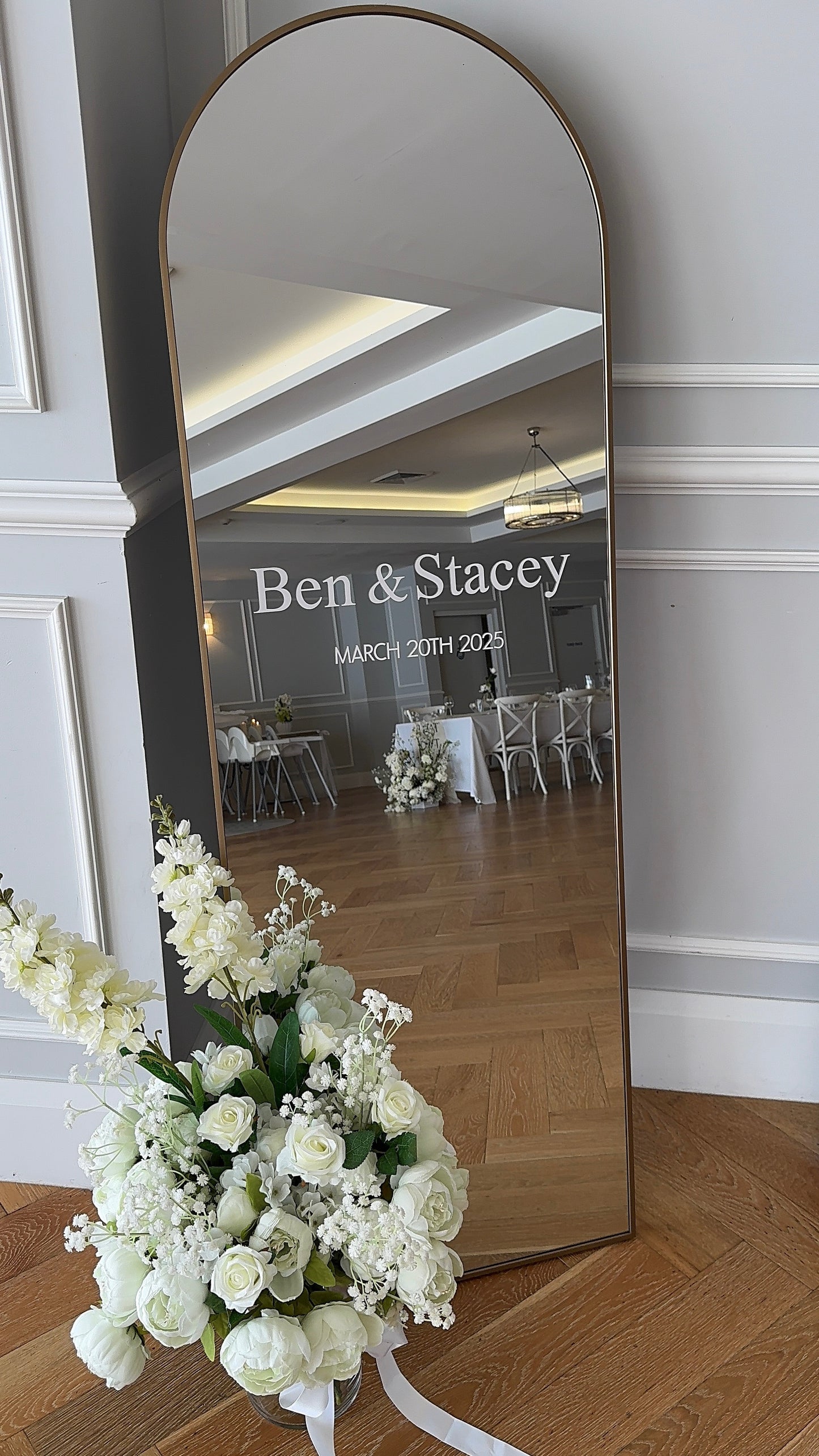 Wedding Mirror Decal