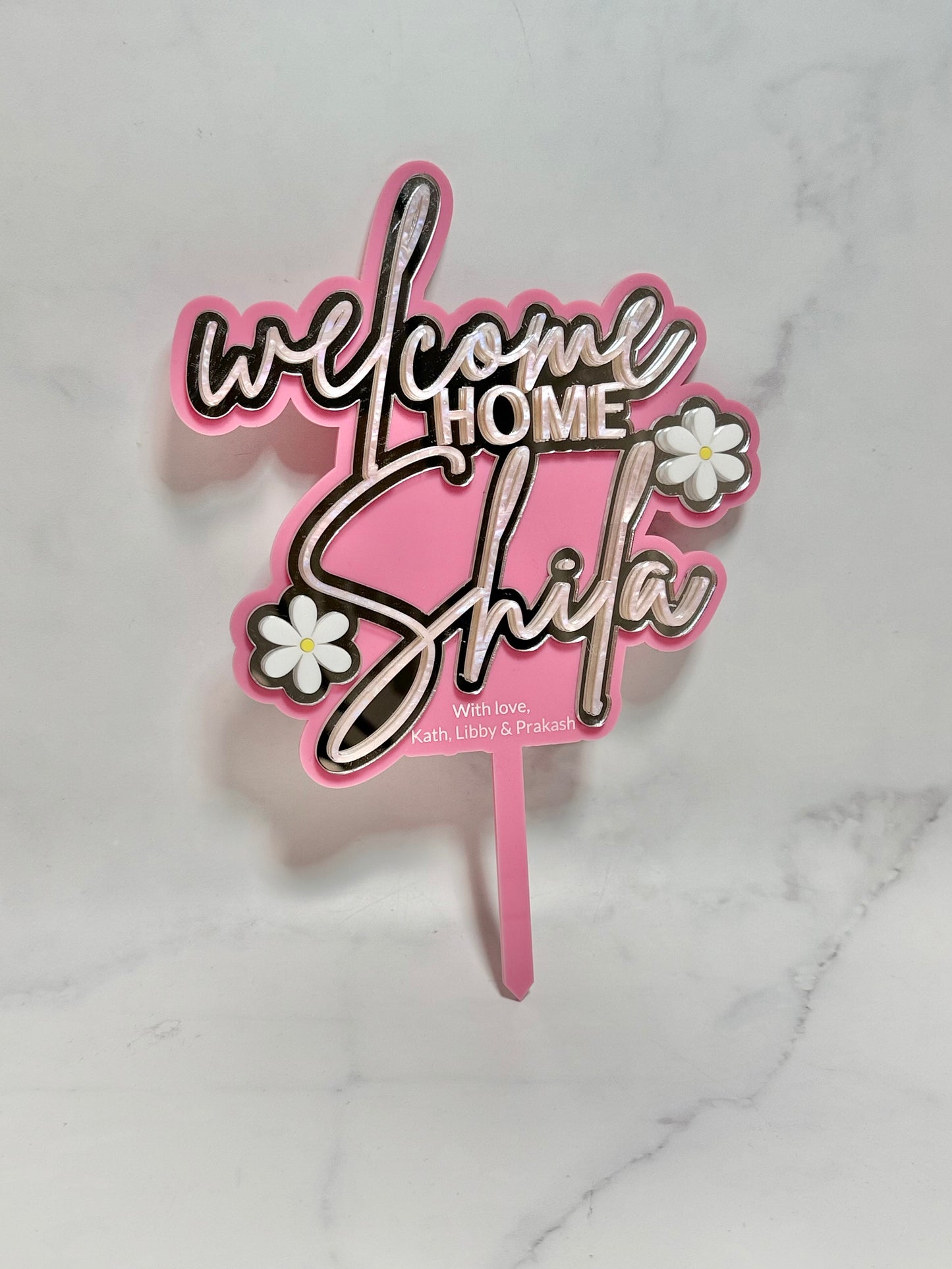Custom Acrylic Cake Toppers