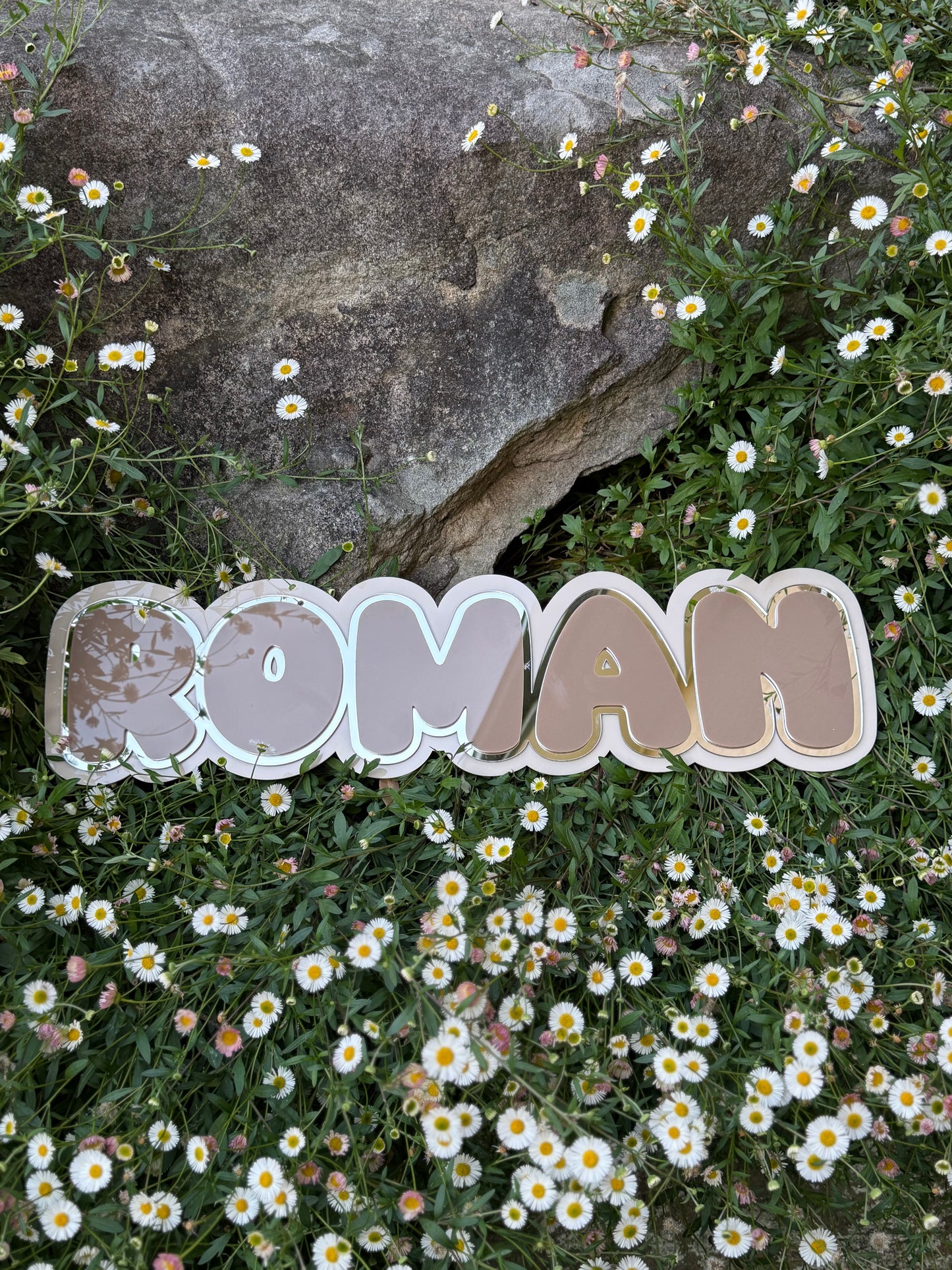 Acrylic Name Wall Plaque (triple layer)