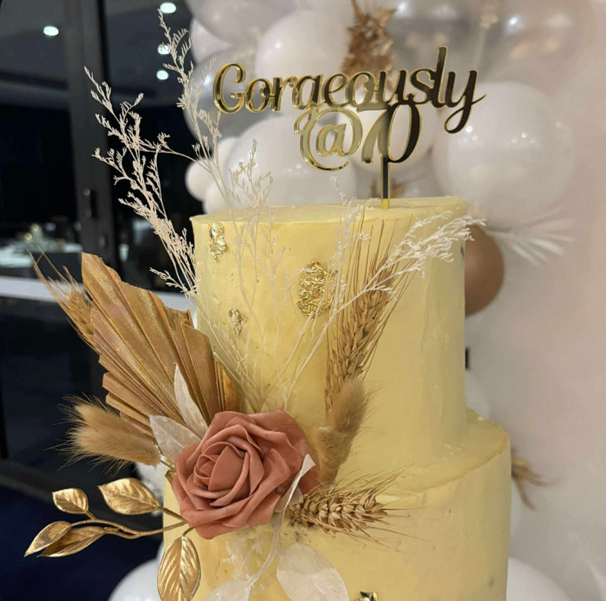 Custom Acrylic Cake Toppers