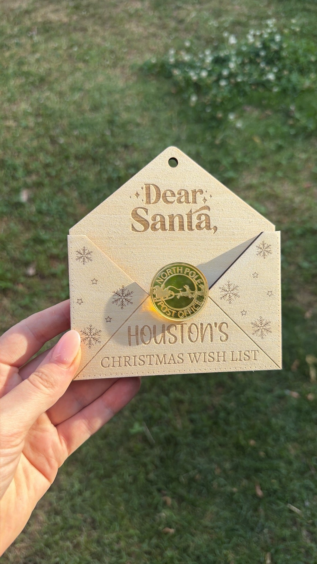 Letter to Santa holder