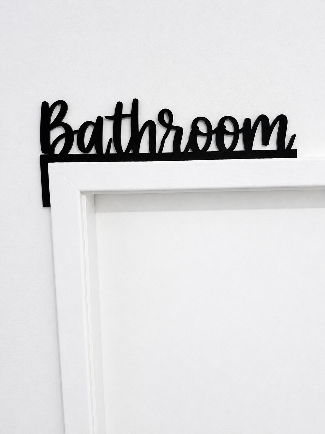 Room identification topper