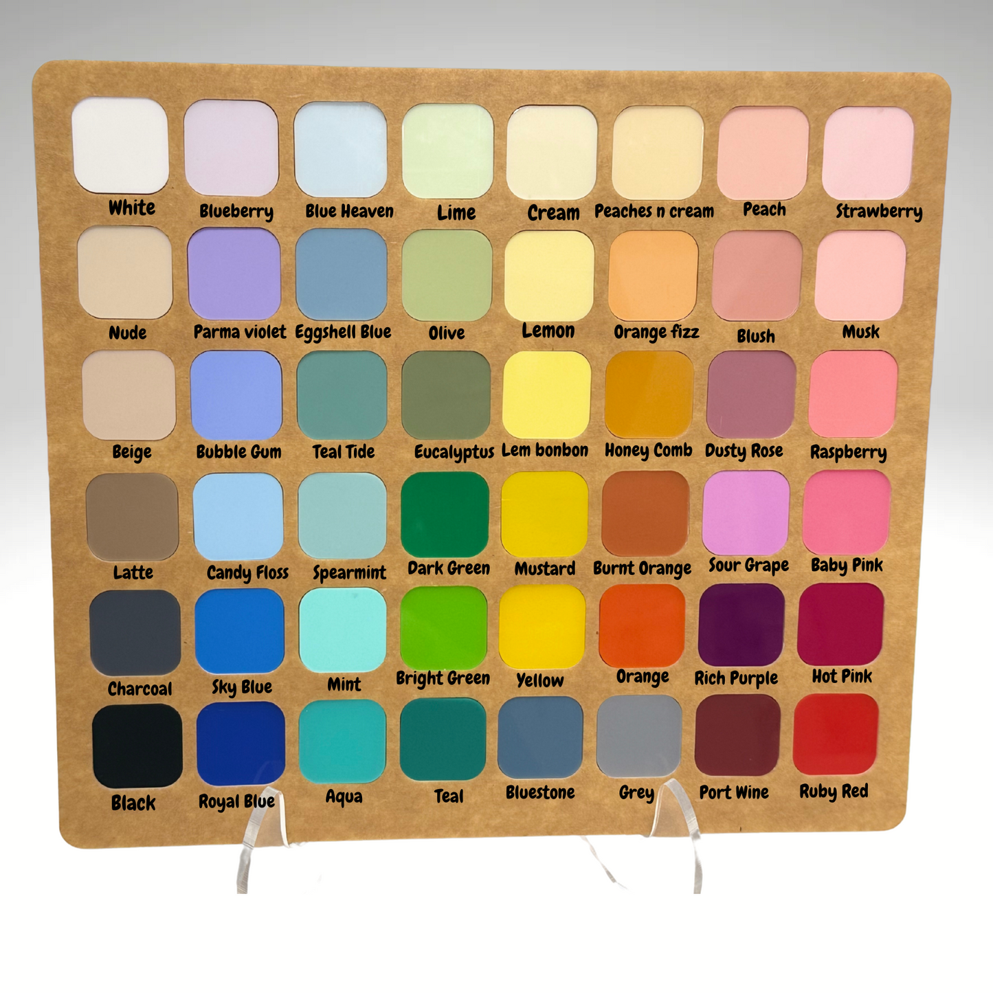 Acrylic Name Wall Plaque (single layer)