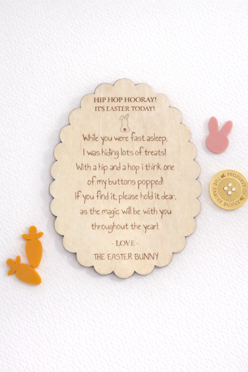 Easter Bunnies Lost Button
