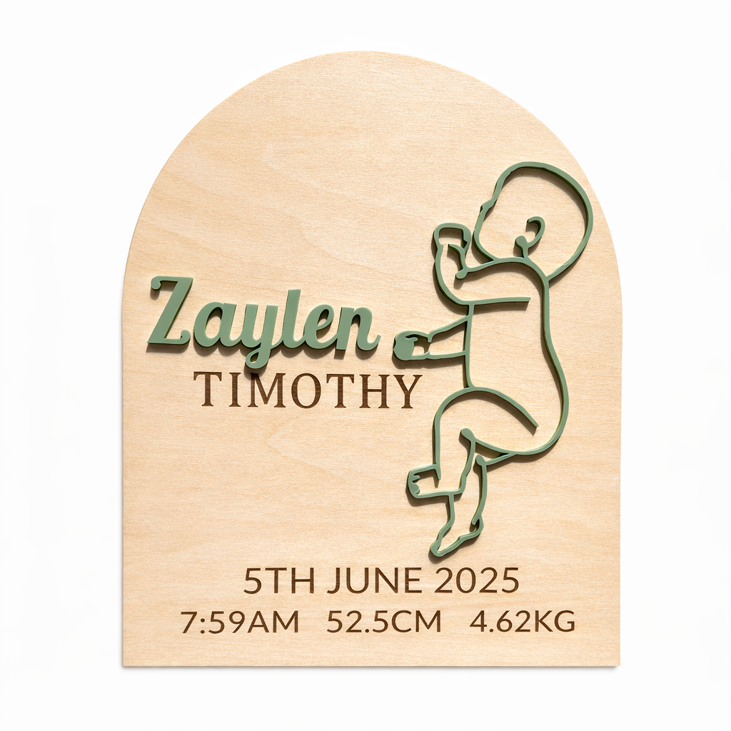 Baby plaque