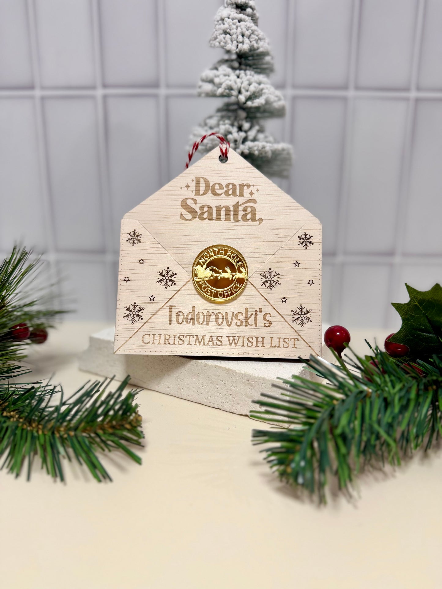 Letter to Santa holder