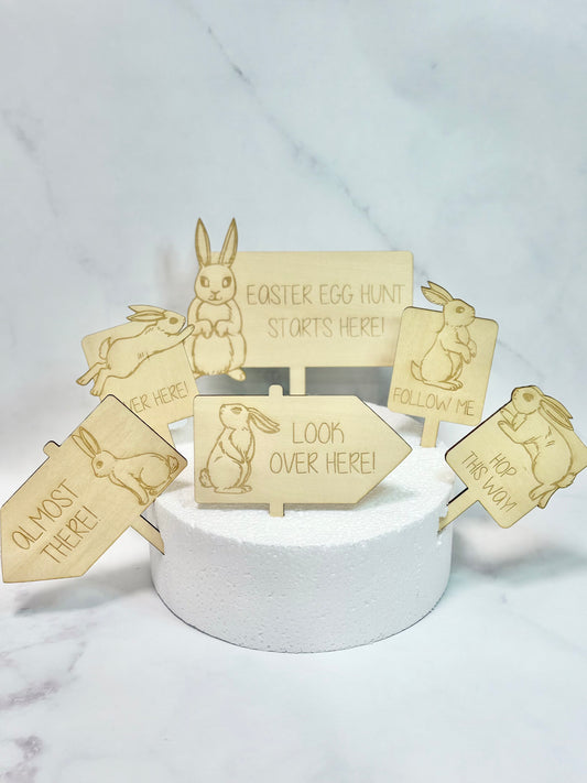 Easter Egg Hunt Signs