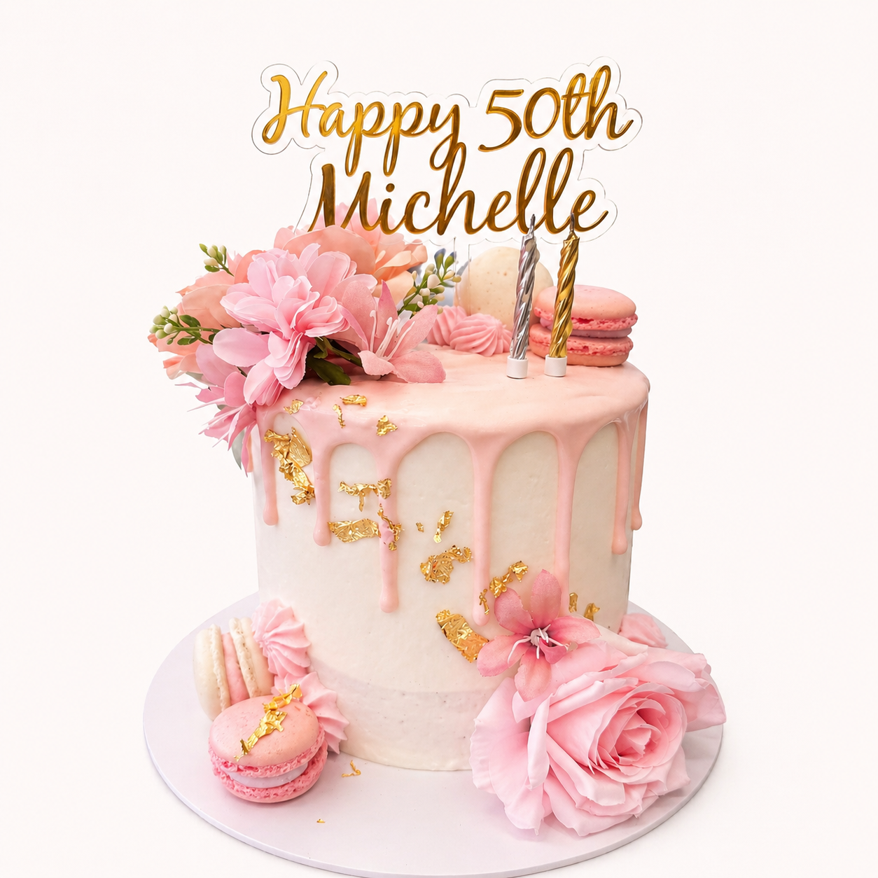 Happy Birthday (with age) Topper