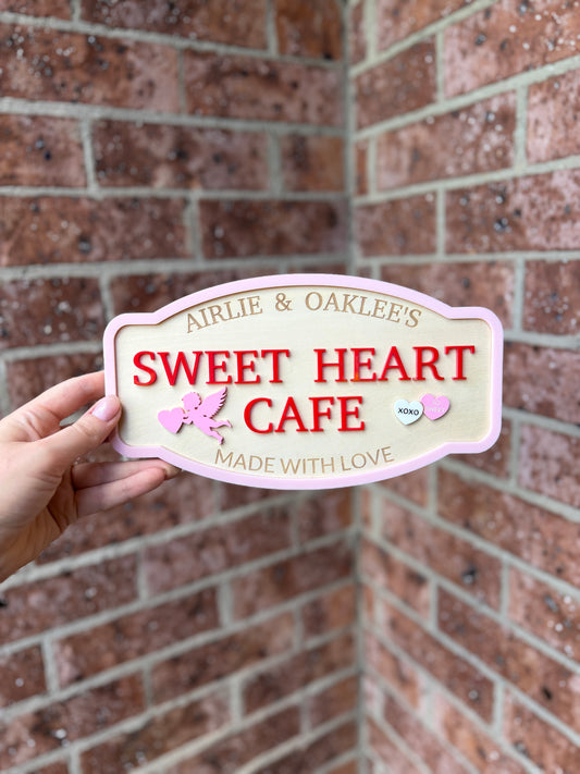Kids Cubby Sign - Sweet Heart Cafe