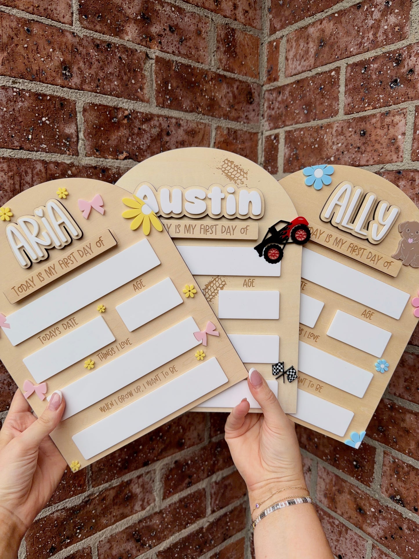 ‘First Day’ board