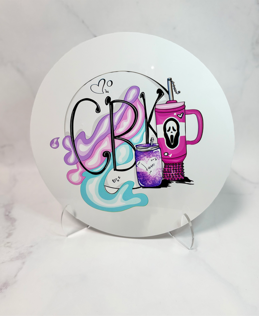 30cm circular wall/display signage