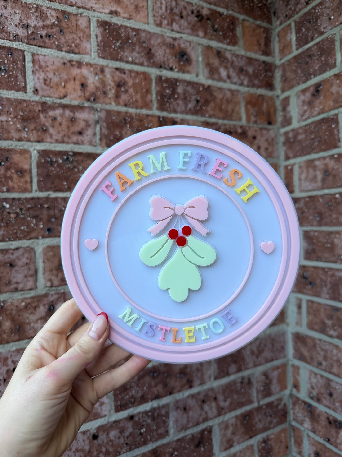 Pastel Christmas Signs