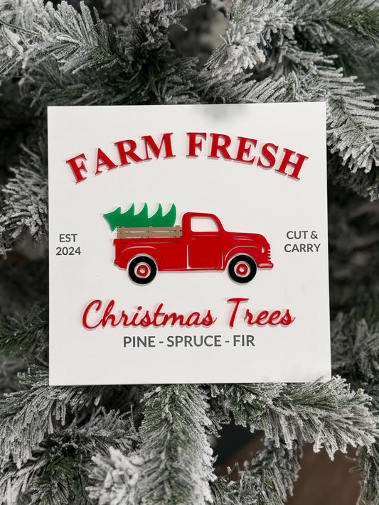 Country truck Christmas
