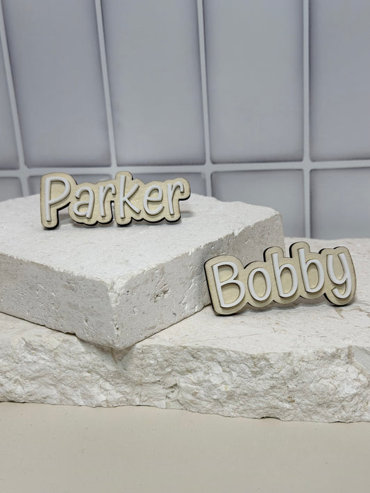 Interchangeable Name Add-on