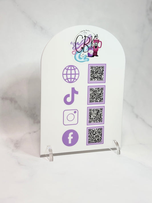 A4 Custom Business Sign