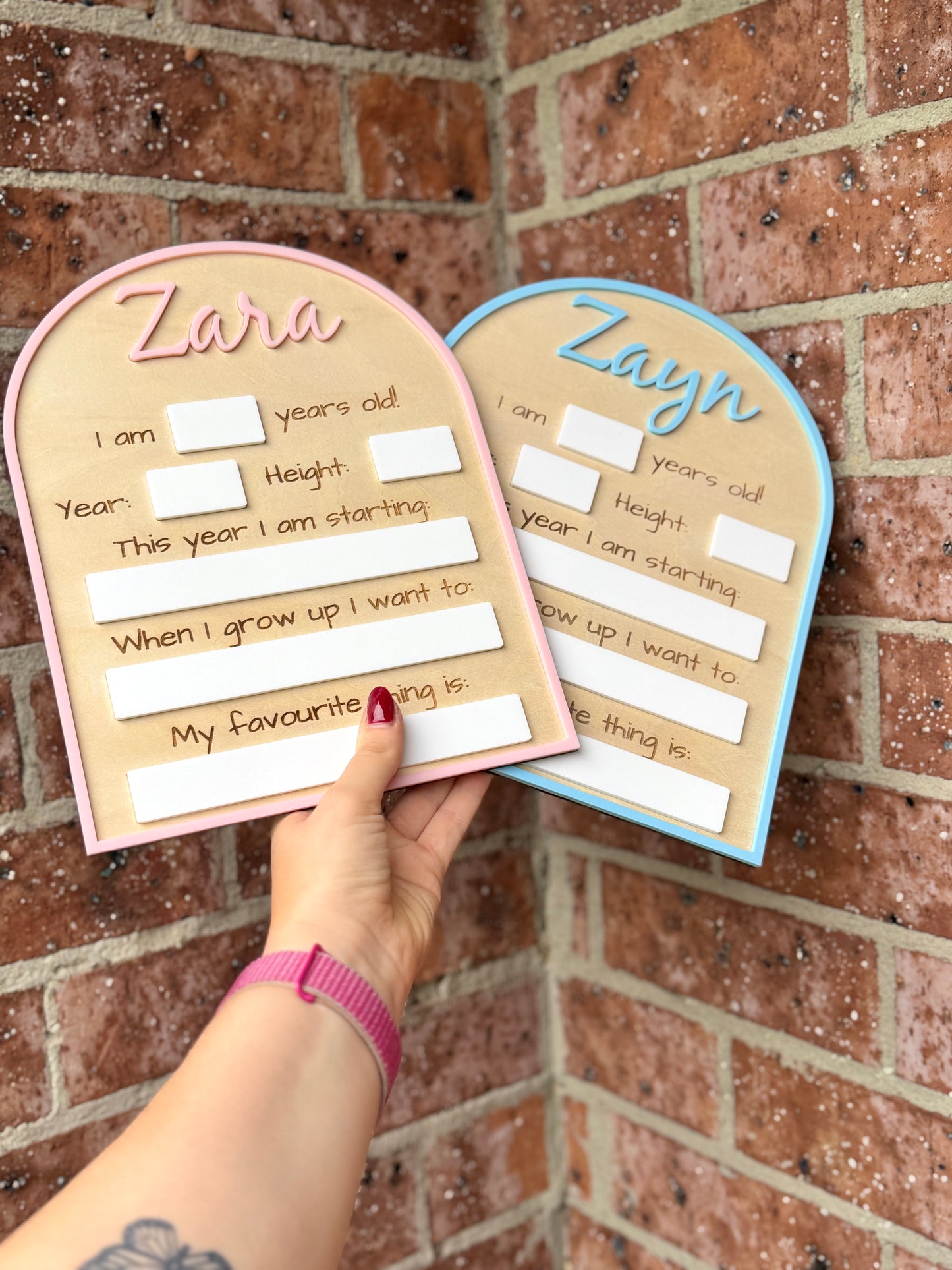 ‘First Day’ board