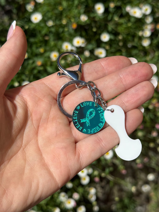 Awareness Trolley Token + Charm