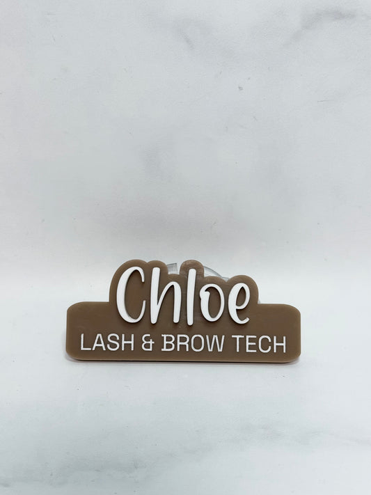 Fancy 3D Custom Name Badges