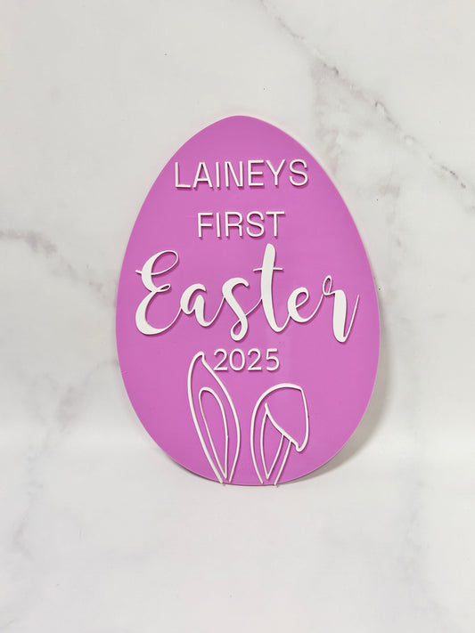 First Easter Baby Plaque