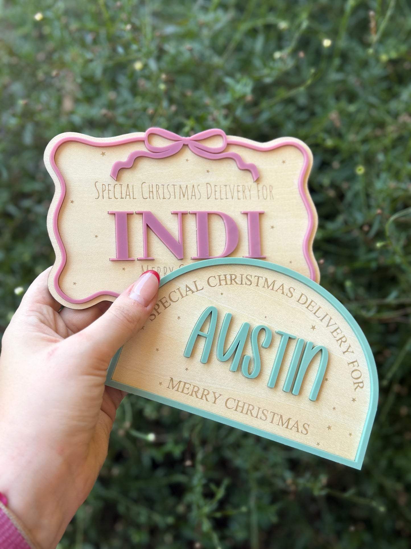 Christmas Crate Plaque