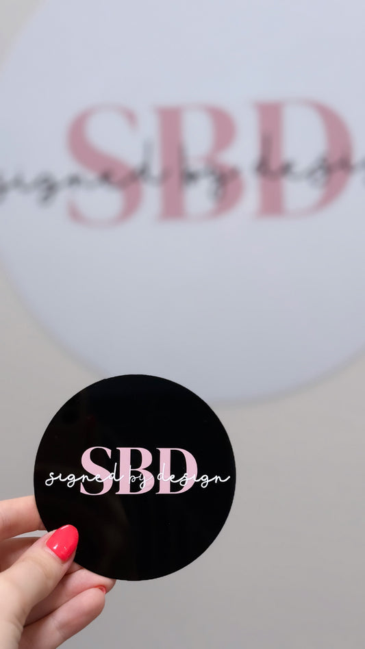 Custom Mini Business Sign
