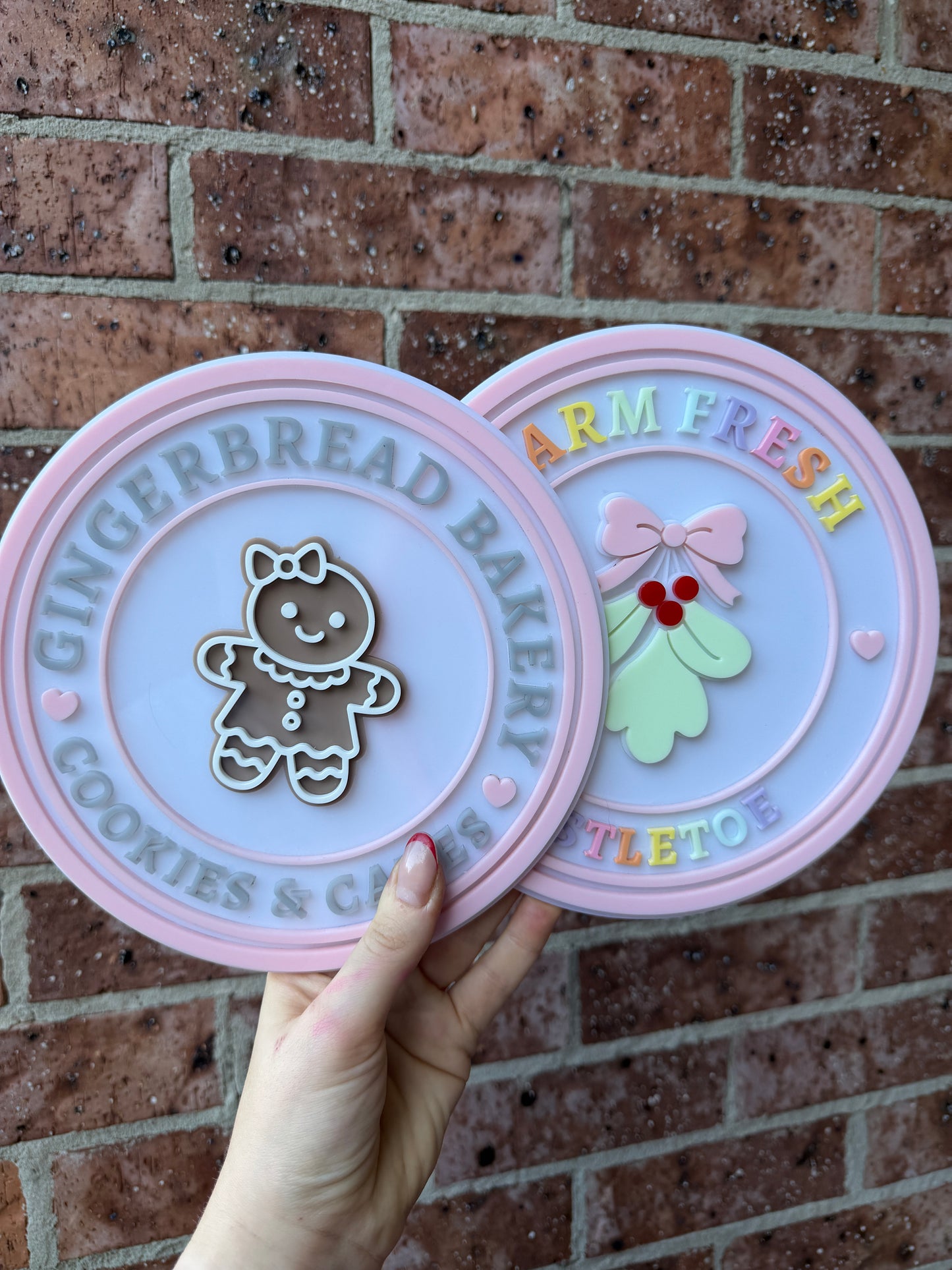 Pastel Christmas Signs