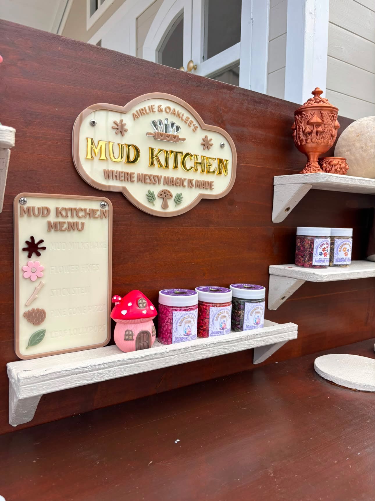 Mud Kitchen Sign & Menu