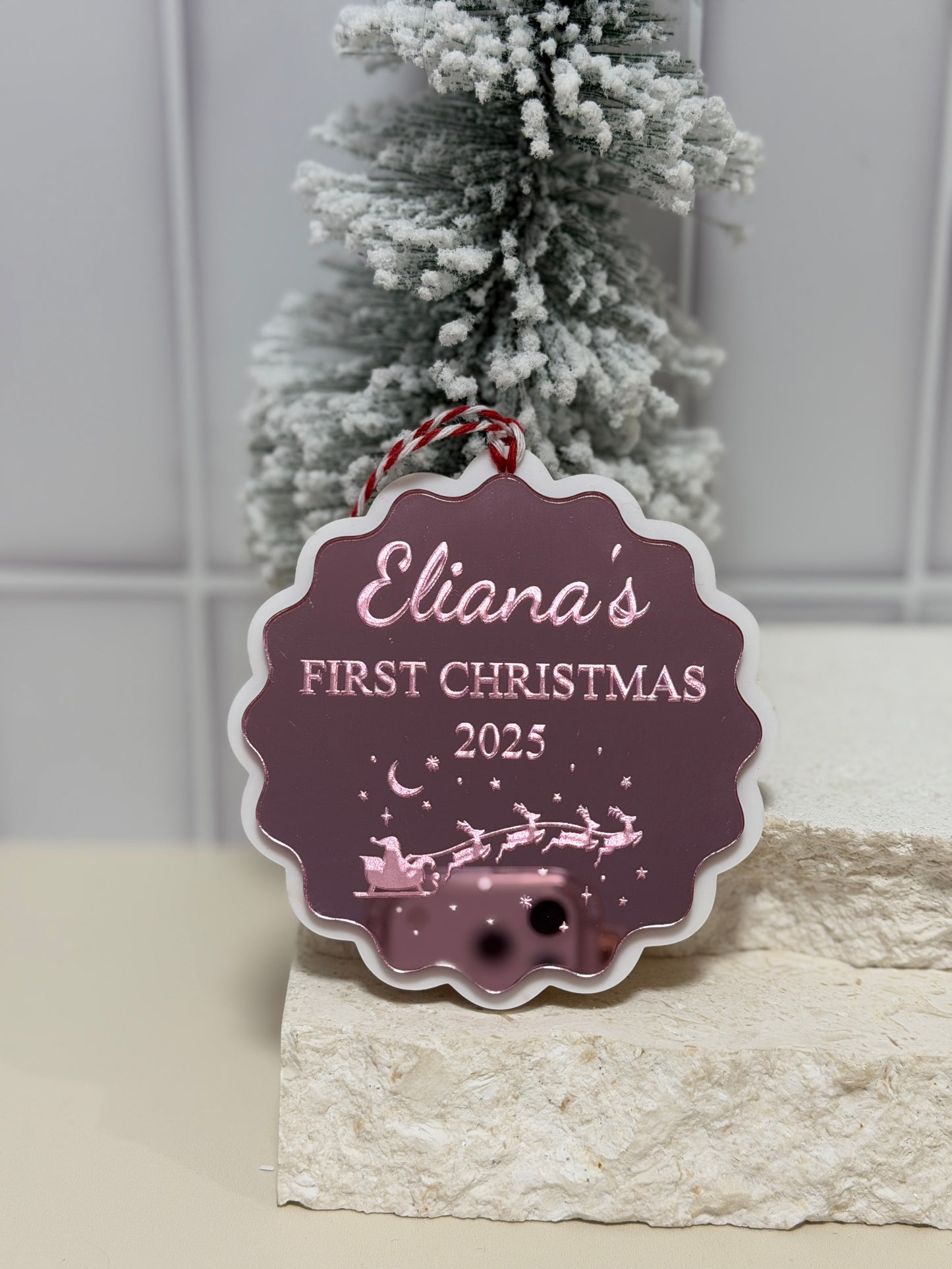 Reflective Christmas Ornament
