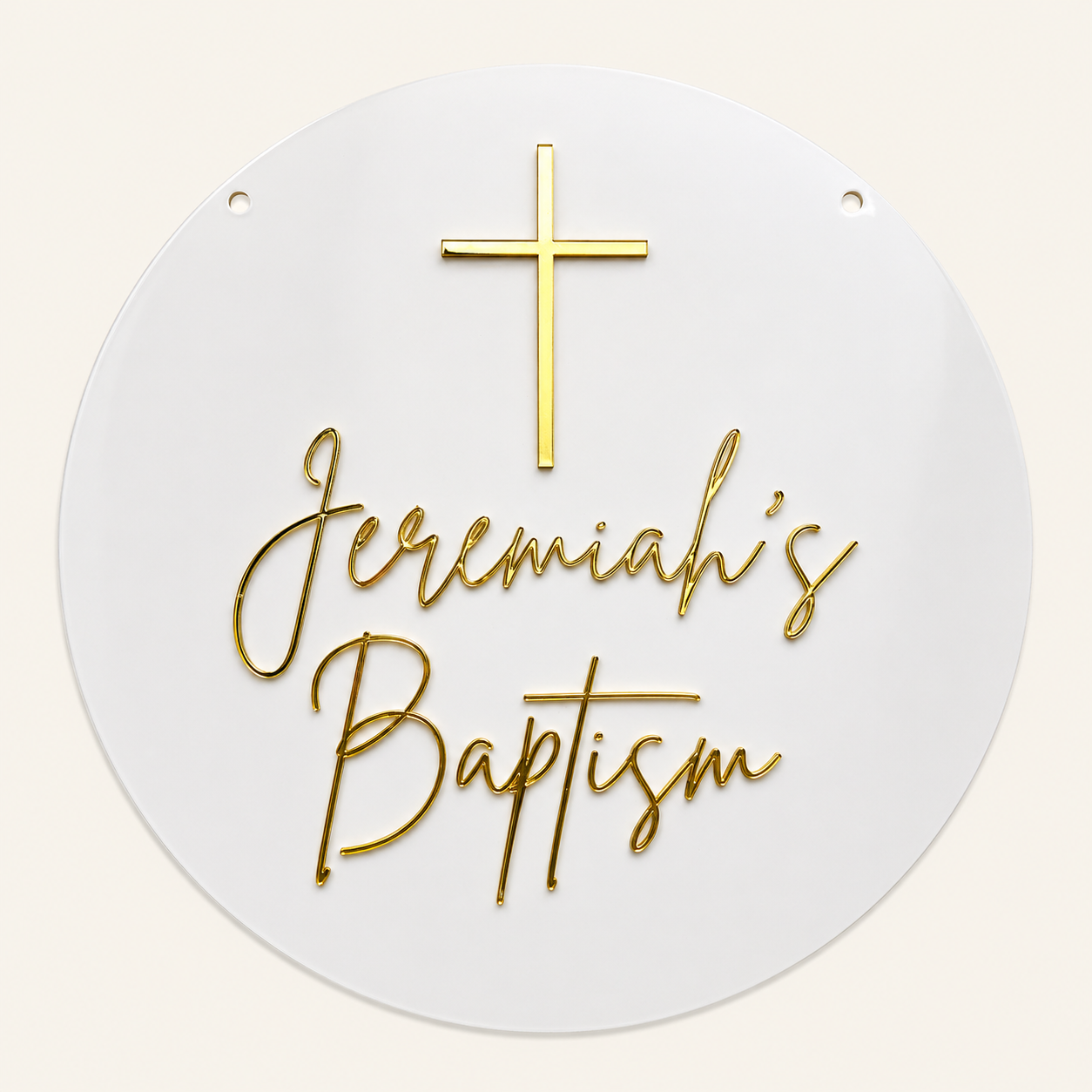 Baptism Sign