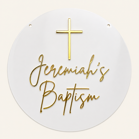Baptism Sign