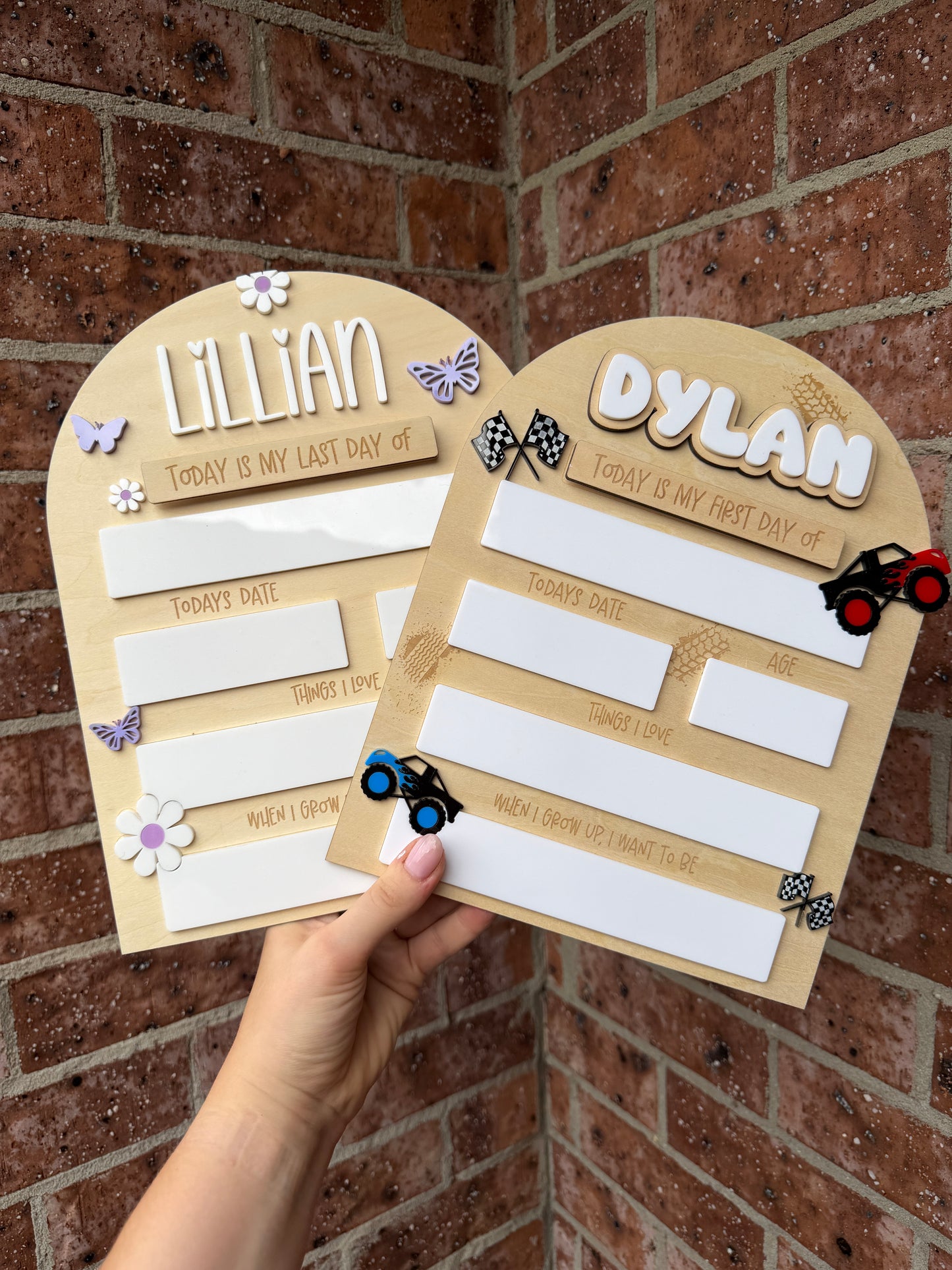 ‘First Day’ board