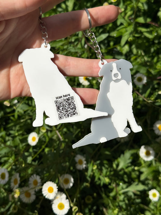 Custom design Keychain (QR Optional)