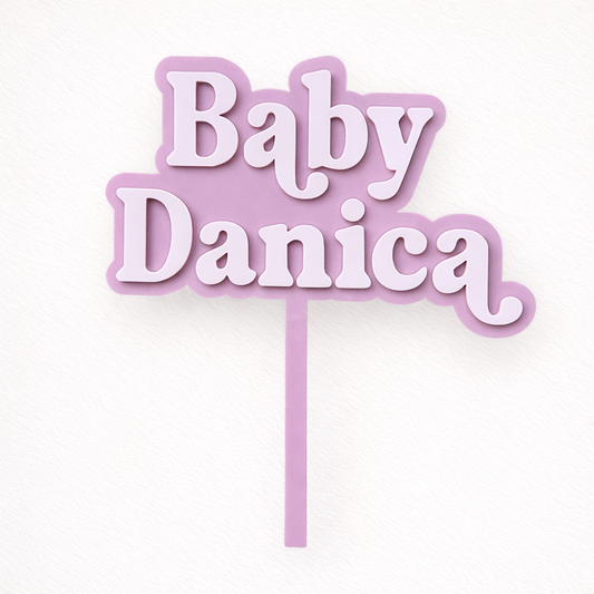 Baby Shower Cake Topper