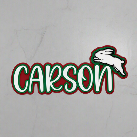 Acrylic Name Wall Plaque (triple layer)