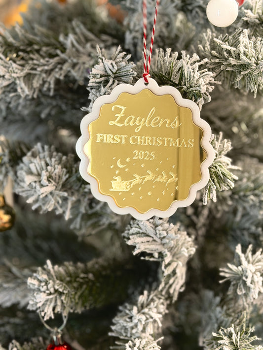 Reflective Christmas Ornament