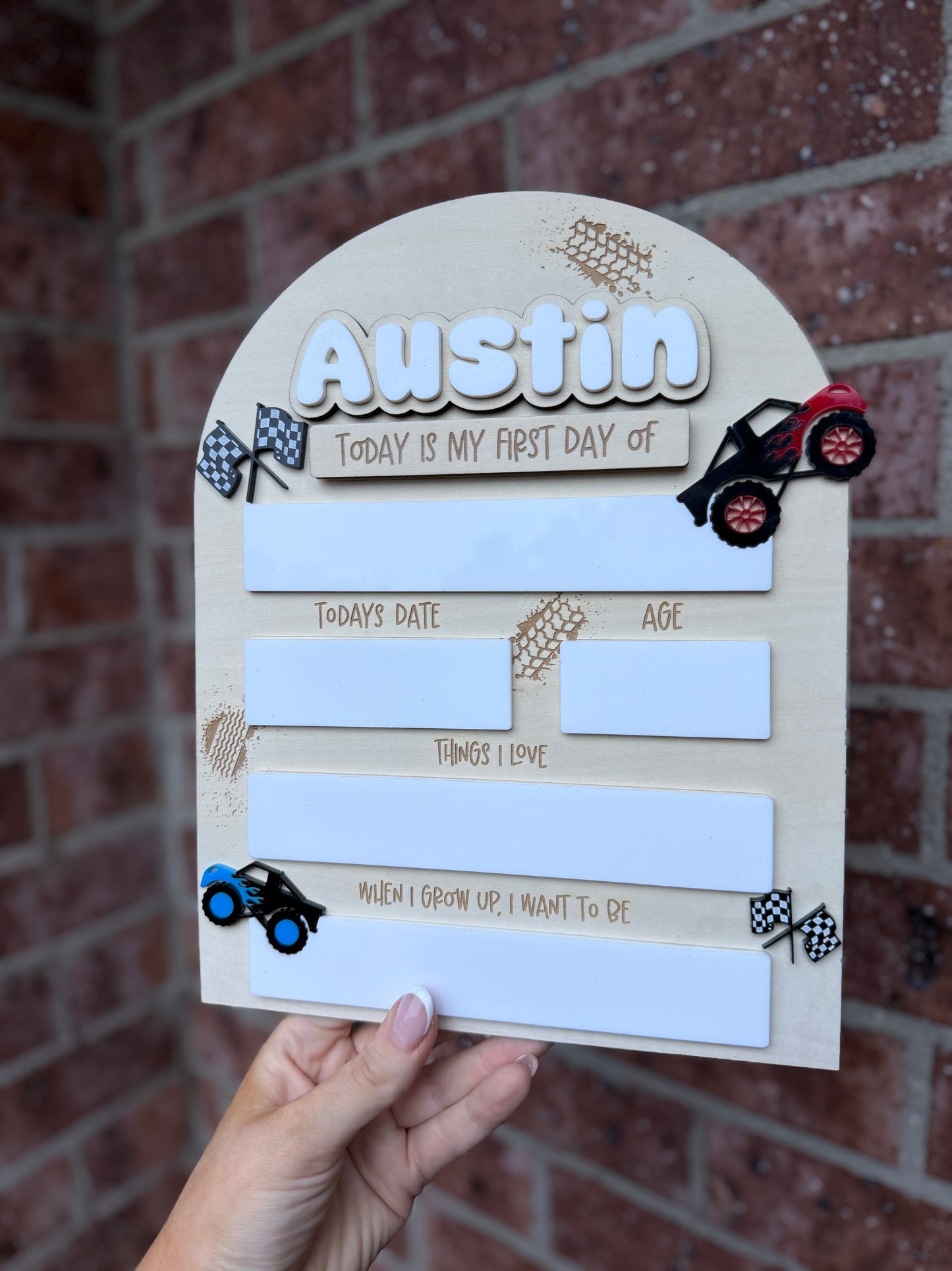 ‘First Day’ board