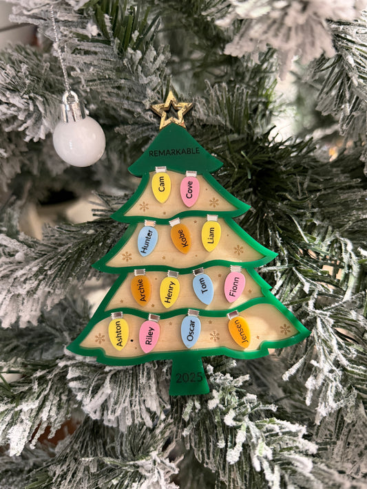 Tree Names Ornament