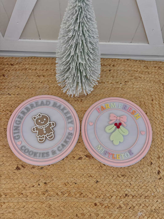 Pastel Christmas Signs