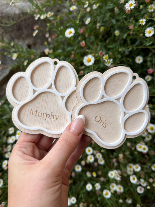 Dog Paw Ornament