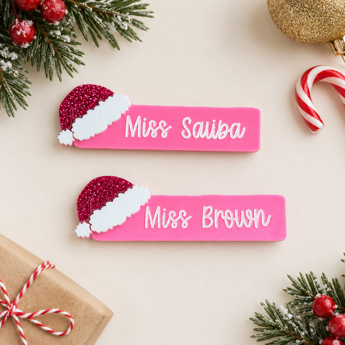 Christmas Name Badges
