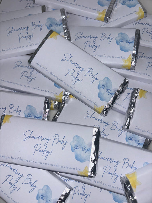 Customisable Chocolate Party Favors