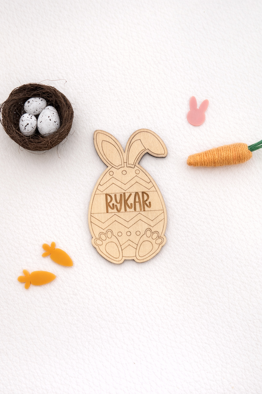 DIY Personalised Bunny-Egg
