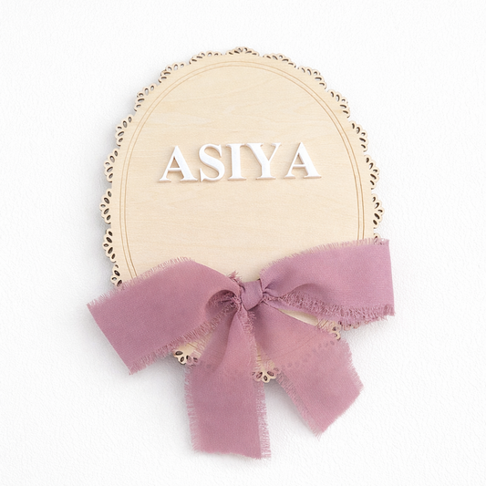 Baby Name Announcement Plaque