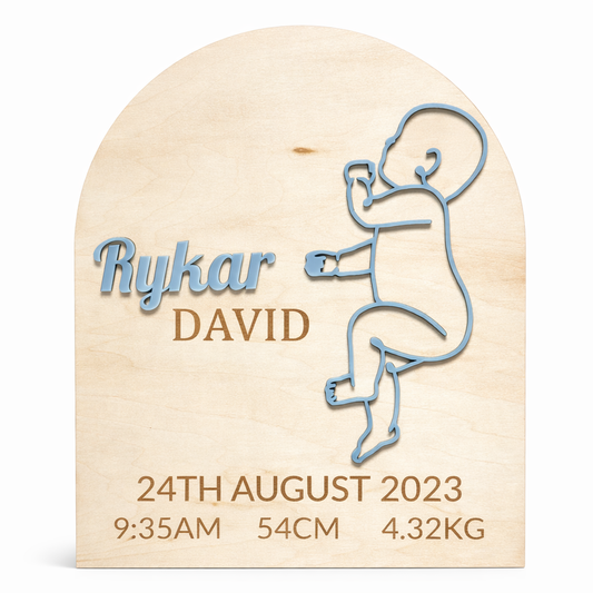 Baby plaque