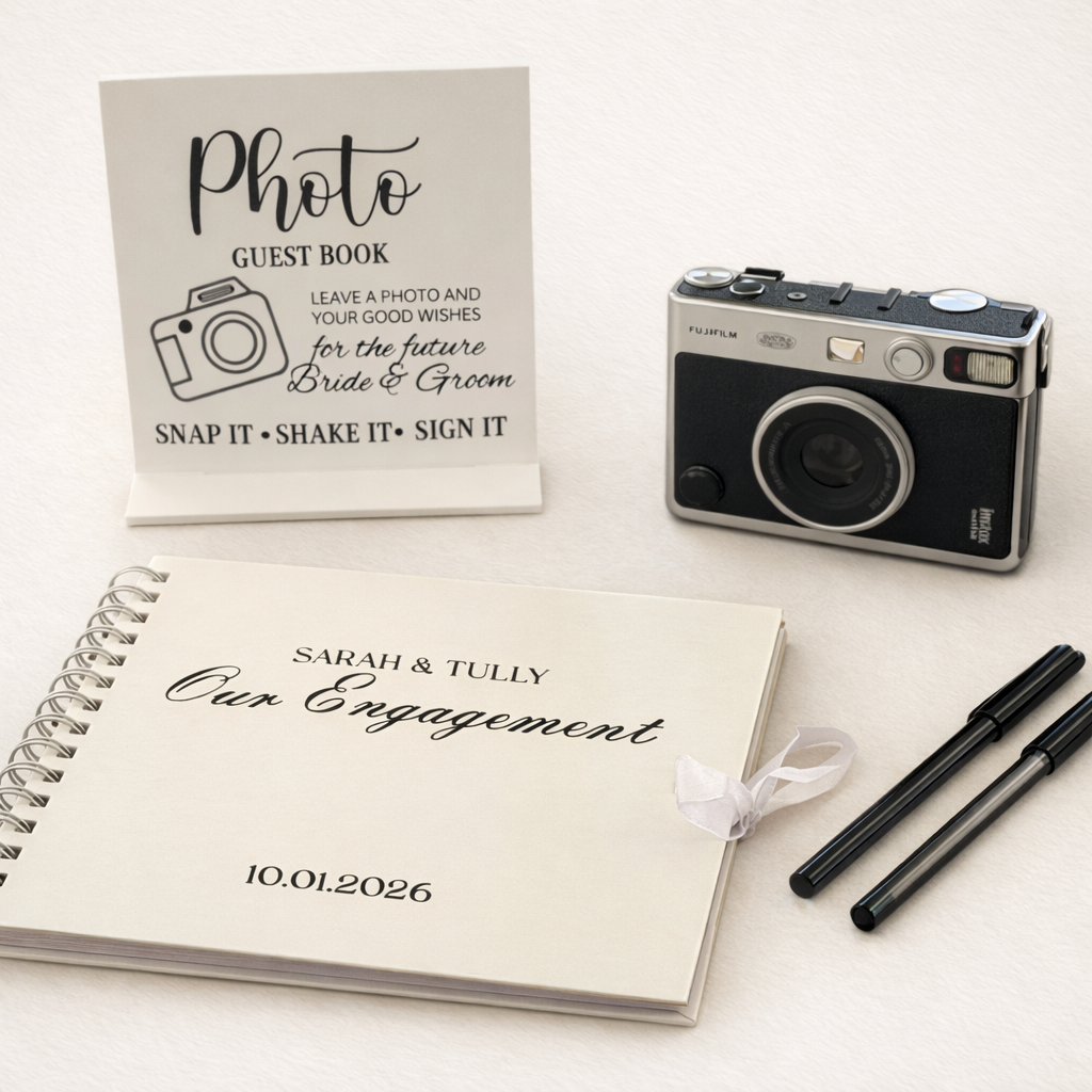 Photo Guestbook A5 Sign