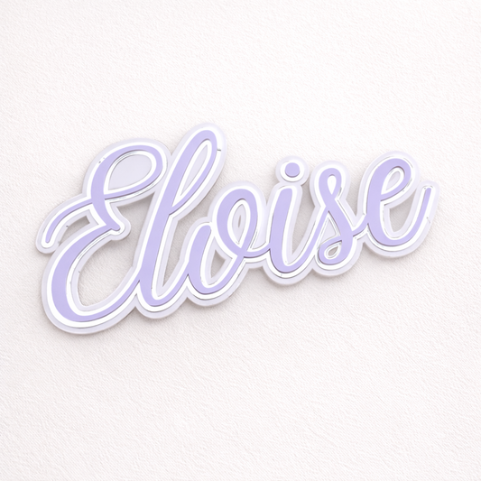 Acrylic Name Wall Plaque (triple layer)